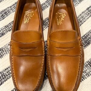 Italian Brown Leather Loafers